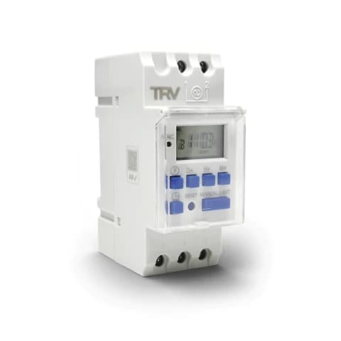 TEMPORIZADOR DIGITAL PROGRAMABLE TRV DIN 220V10A