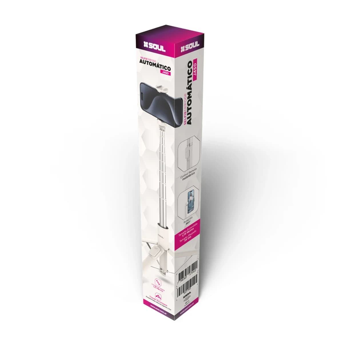 Soul J450 - Trípode Automático Selfie 360° con Control Bluetooth imagen 4
