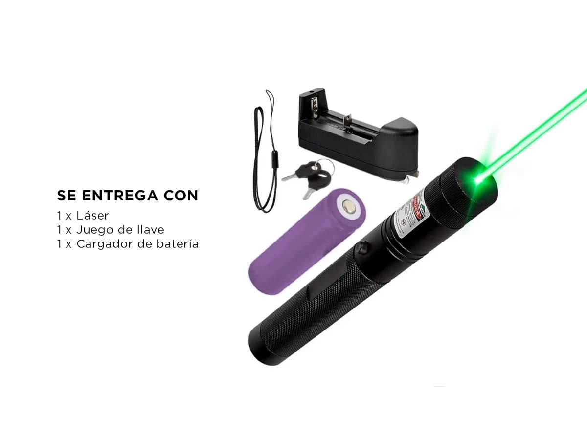 Gadnic P-LASER - Puntero Laser Verde Inalambrico 3 Modos imagen 2
