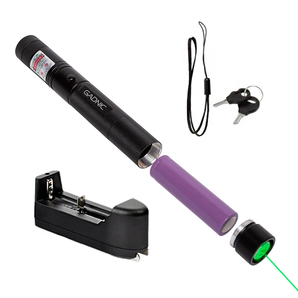 Gadnic P-LASER - Puntero Laser Verde Inalambrico 3 Modos